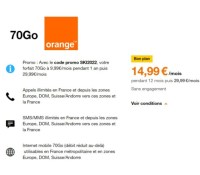orange 70 Go 9,99 euros