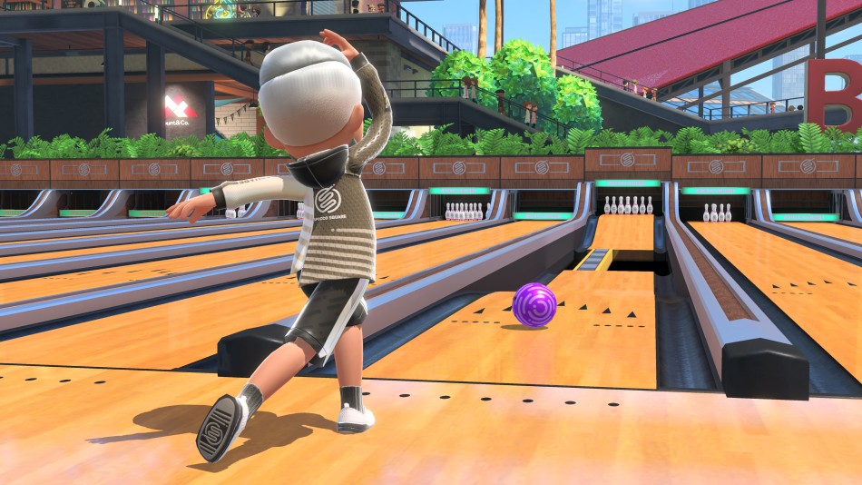 Nintendo switch sports bowling