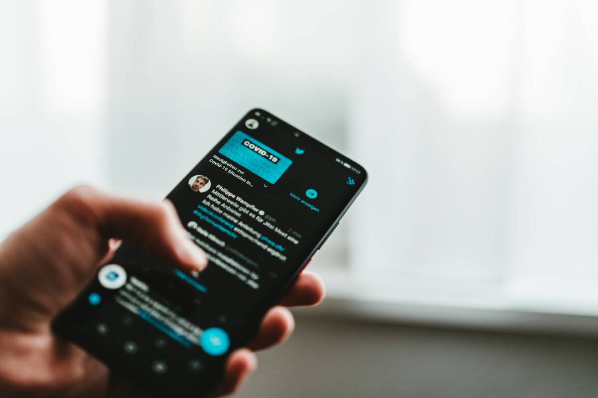 Twitter sur smartphone