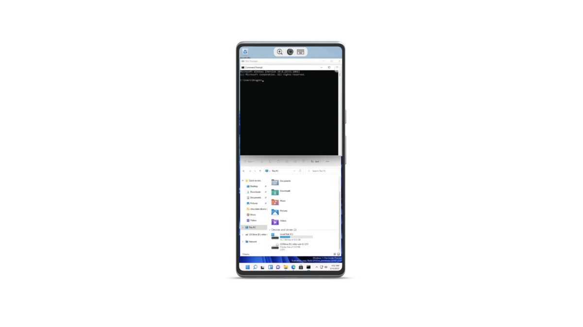 Windows 11 Android 13