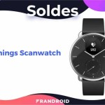 La montre connectée Withings ScanWatch est soldée à -20% sur Amazon