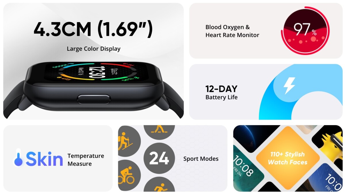 ealme TechLife Watch S100