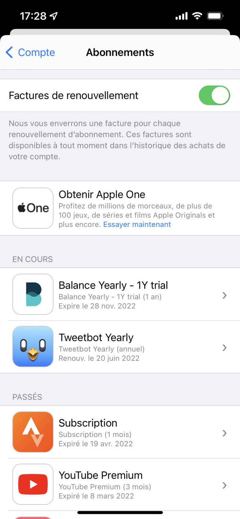 Comment résilier un abonnement via l&rsquo;App Store