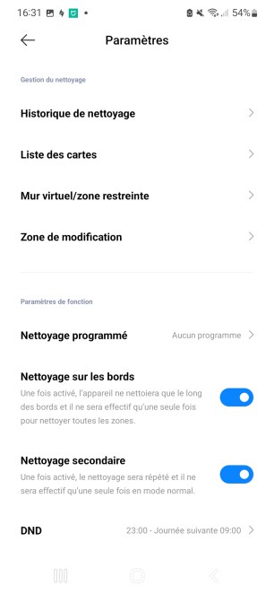 La page des Paramètres est essentielle pour personnaliser la carte // Source : Yazid Amer - Frandroid