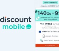 Cdiscount mobile mars 2022 140 Go