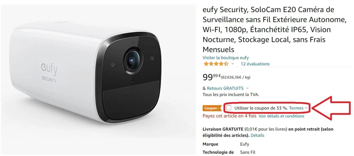 Amazon is selling this 1080p outdoor camera