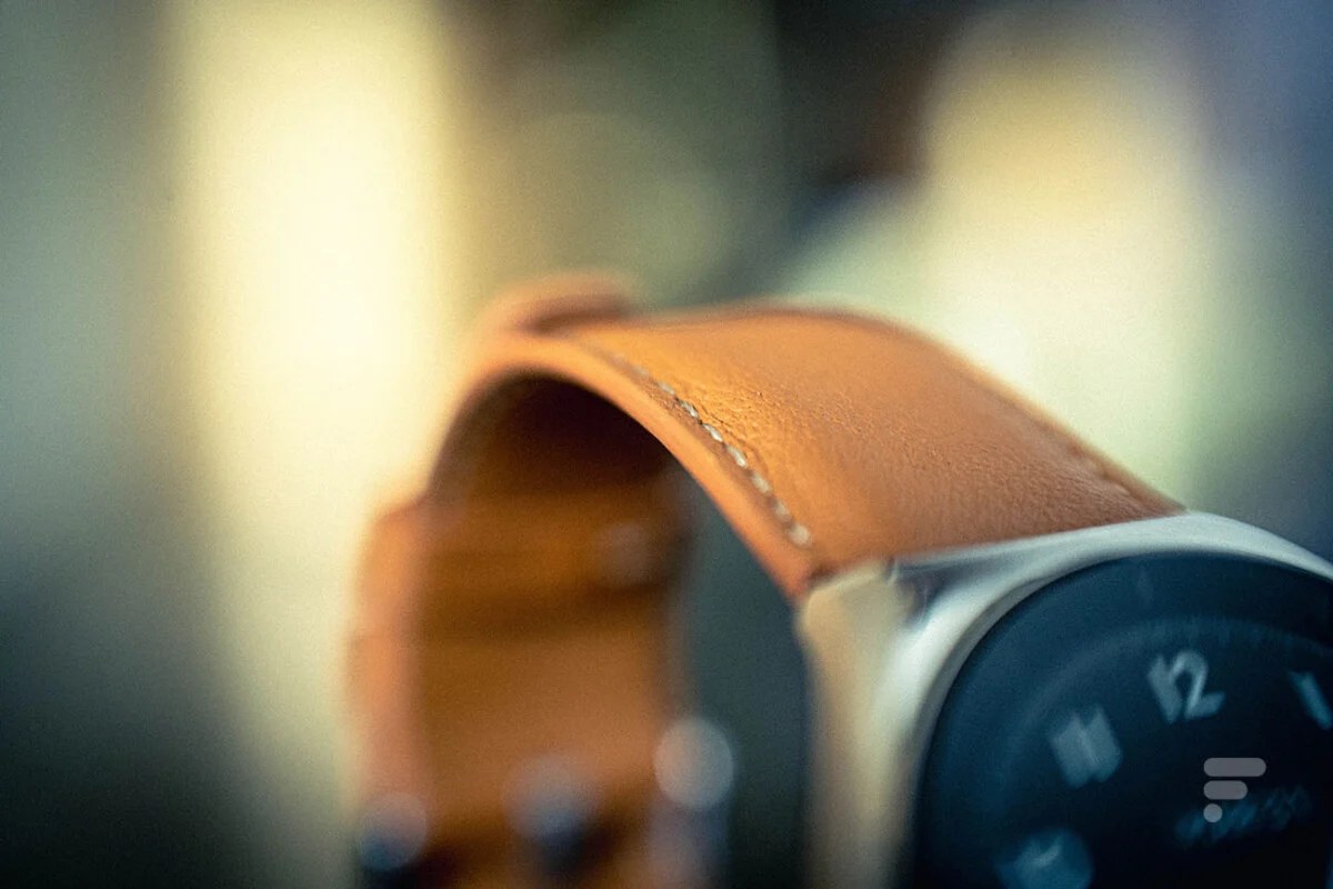 Le bracelet en cuir de la Xiaomi Watch S1