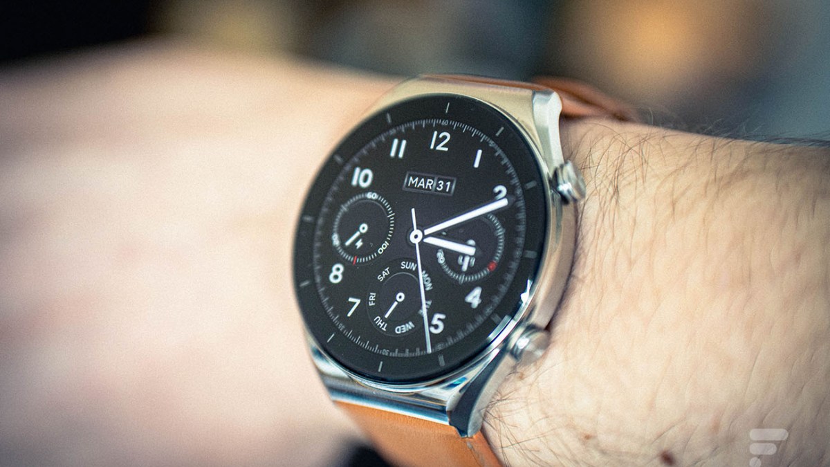 L'affichage de la Xiaomi Watch S1