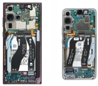 Les Galaxy S22 Ultra et S22 démontés par iFixit. // Source : iFixit