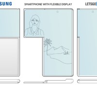 Brevet montrant un nouveau concept de smartphone pliable // Source : LetsGoDigital