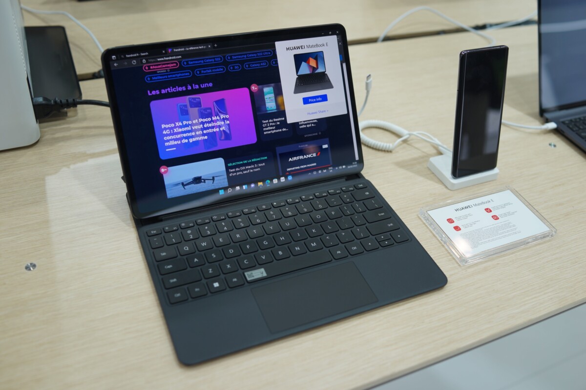 Huawei MateBook E &#8211; Frandroid &#8211; 2