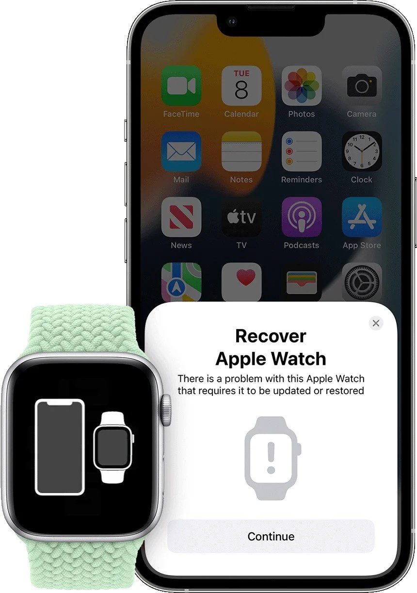 Vous pouvez utiliser votre iPhone pour relancer votre Apple Watch