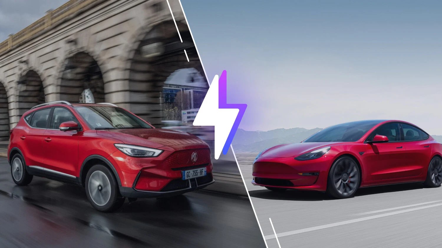 MG ZS EV vs tesla model 3