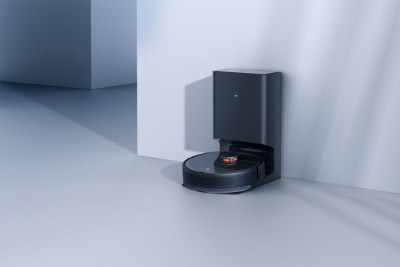 Le Mi Robot Vacuum-Mop 2 Ultra avec sa station de vidage // Source : Xiaomi