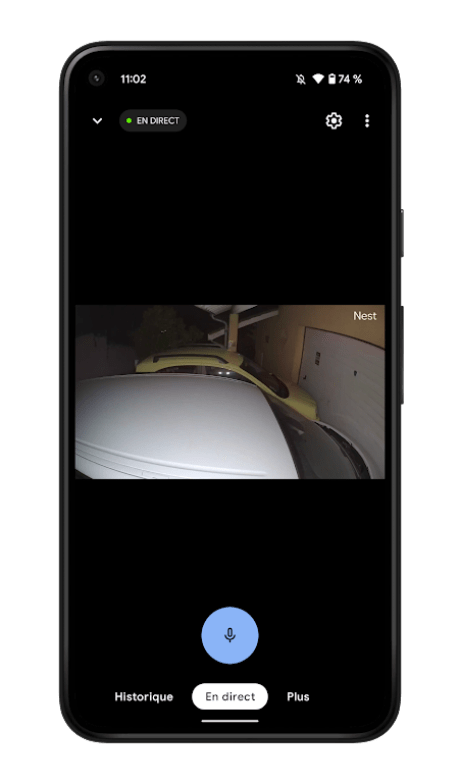 Nest Cam avec projecteur - Application Google Home (11)