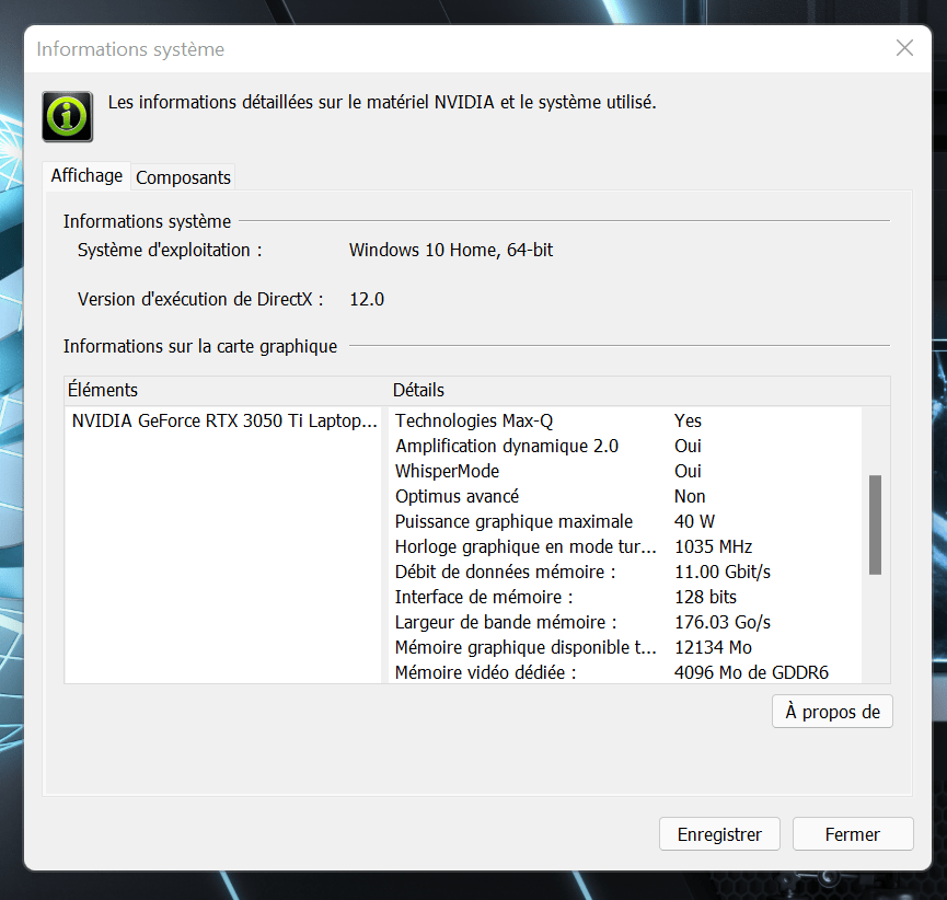 nvidia infos