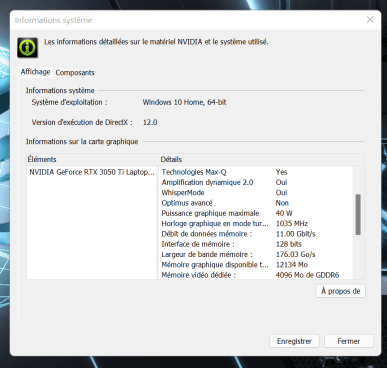 nvidia infos