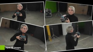 Nvidia présente Instant NeRF, un modèle de rendu neuronal qui apprend une scène 3D haute résolution en quelques secondes. // Source : Nvidia