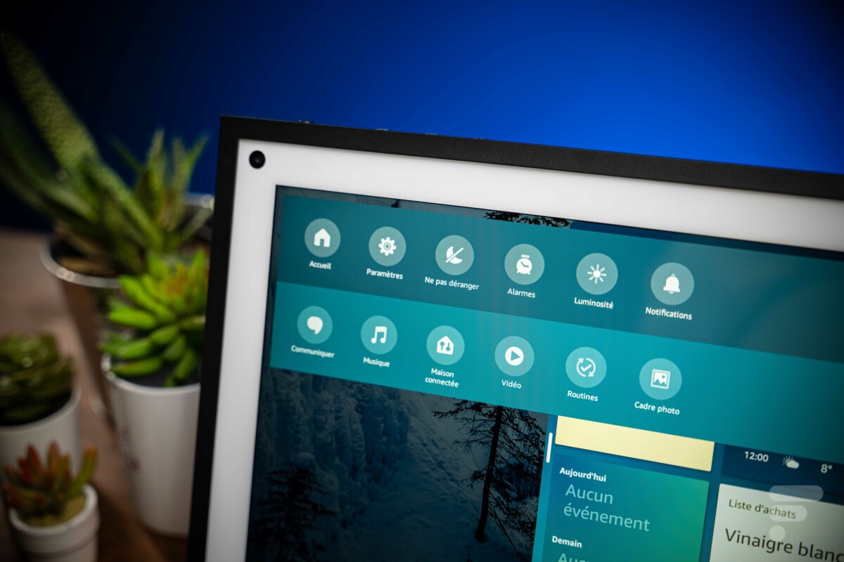 Amazon Echo Show 15 menu