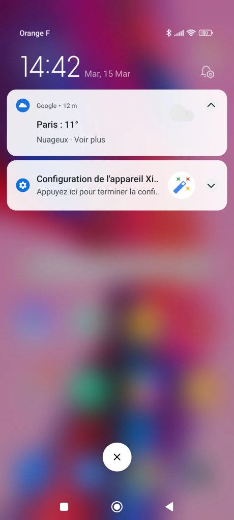 Les notifications sur MIUI 13.