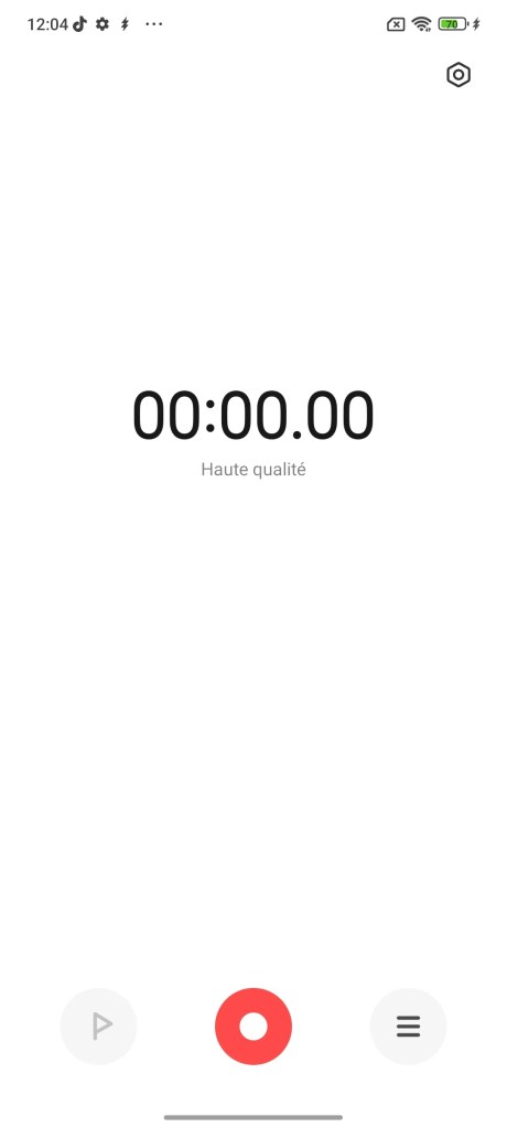 L'enregistreur de MIUI 13. // Source : Frandroid