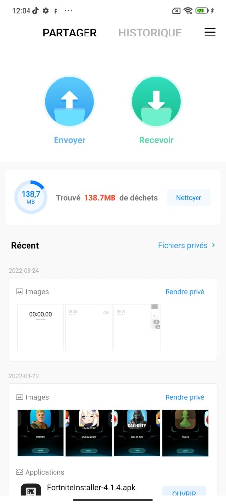 Le menu sécurité sous MIUI 13. // Source : Frandroid