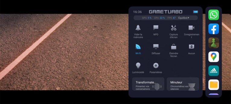 Le mode jeu de MIUI 13. // Source : Frandroid