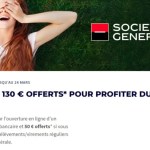 La Société Générale fête le printemps avec 130 € offerts pour l’ouverture d’un compte