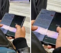 Voici deux clichés volés d'un produit qui pourrait être le premier smartphone plant de Vivo // Source : Weibo via GSMArena