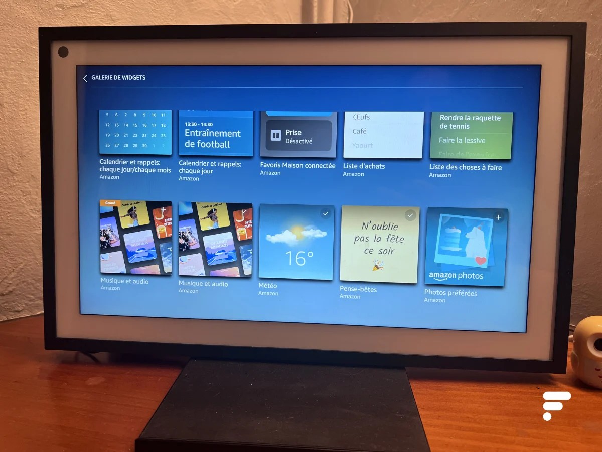 Amazon Echo Show 15 widgets galerie