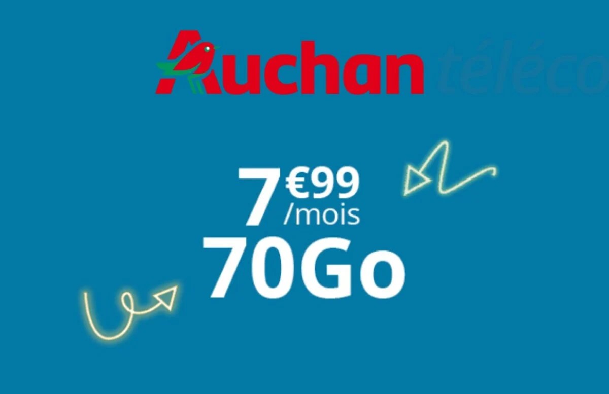 Auchan télécom 70 Go