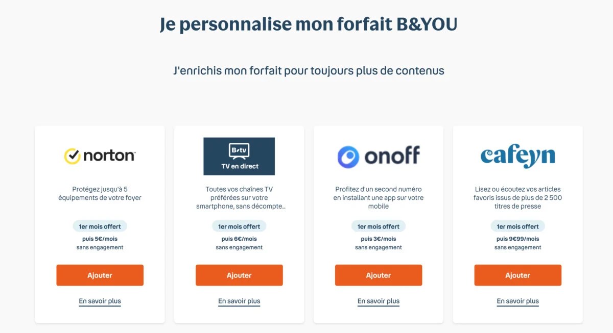 Bouygues Telecom drops the price of its 80 GB mobile plan