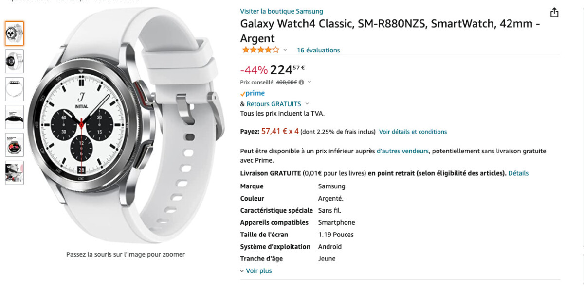 Il prezzo del Samsung Galaxy Watch 4 Classic non è mai sceso così in basso come adesso