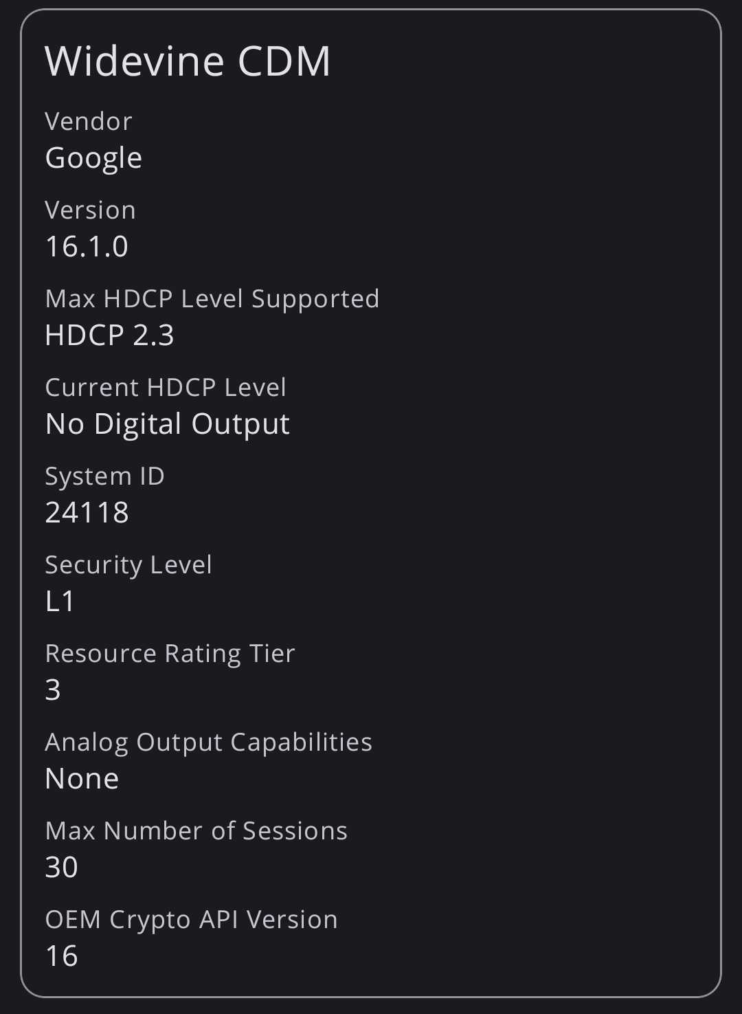 DRM Info