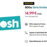 Sosh dégaine une nouvelle série limitée de forfaits mobile à prix bas