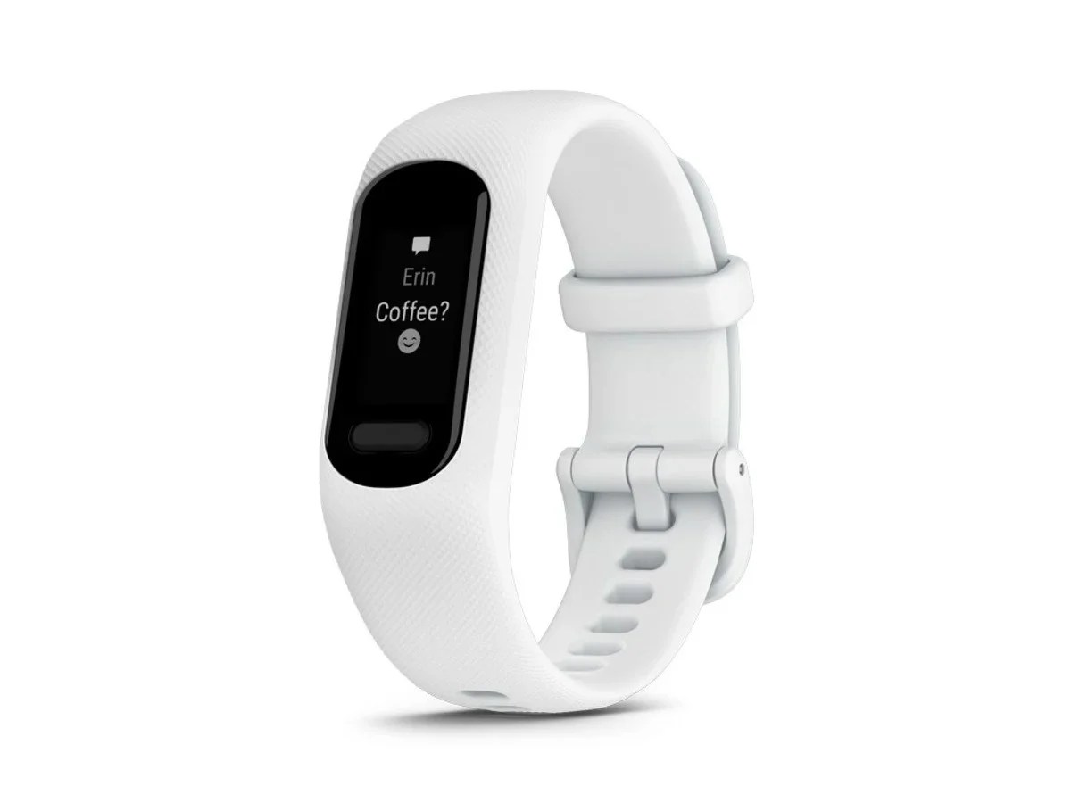 Le coloris blanc de la Vivosmart 5 de Garmin // Source : WinFuture