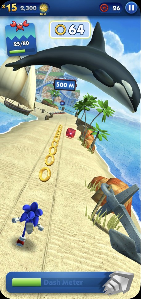 Sonic Dash+ // Source : Apple Arcade