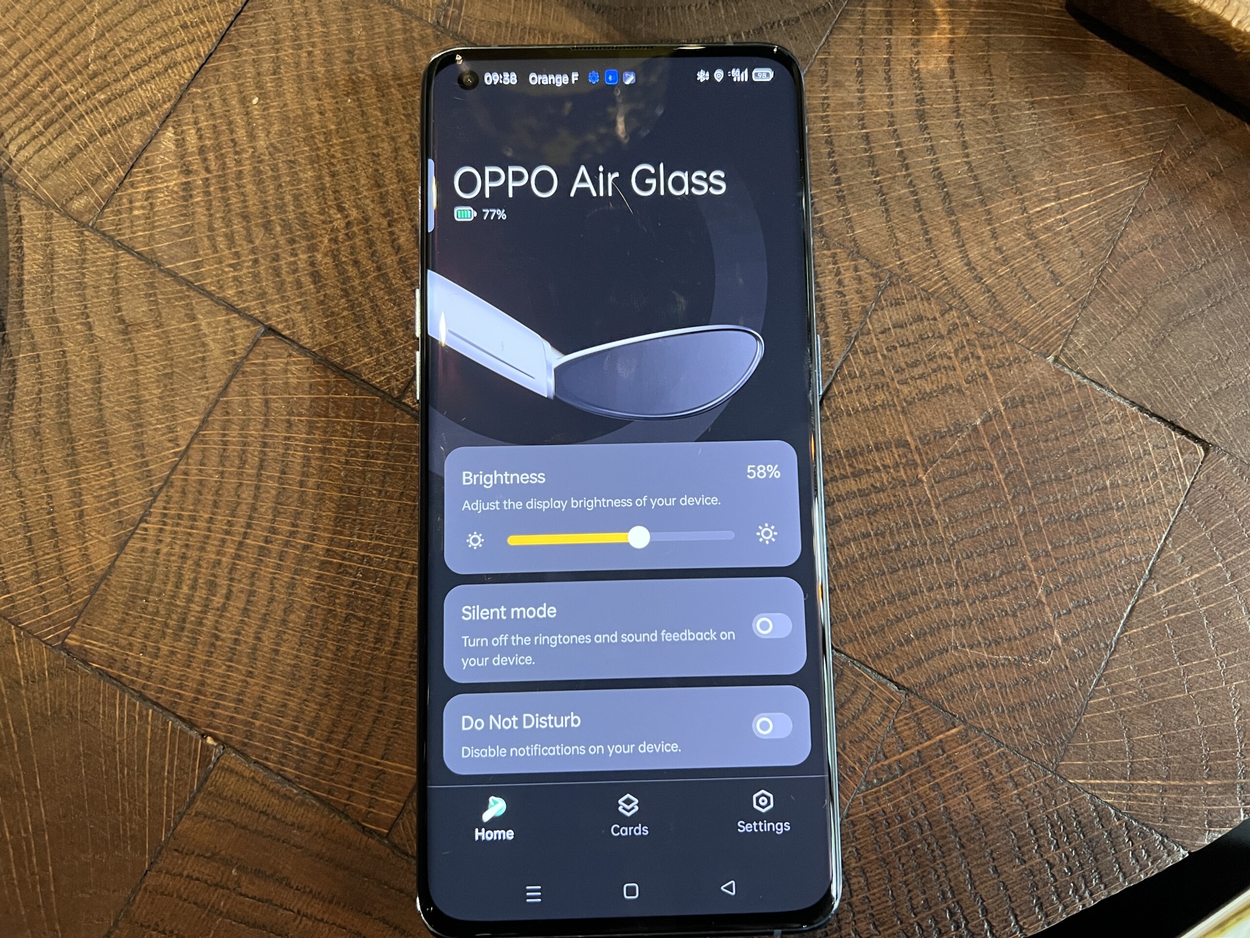 L'application Oppo Air Glass // Source : FRANDROID