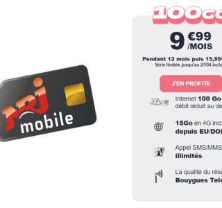 Avec 100 Go à moins de 10 €/mois, ce forfait mobile va vous accompagner partout