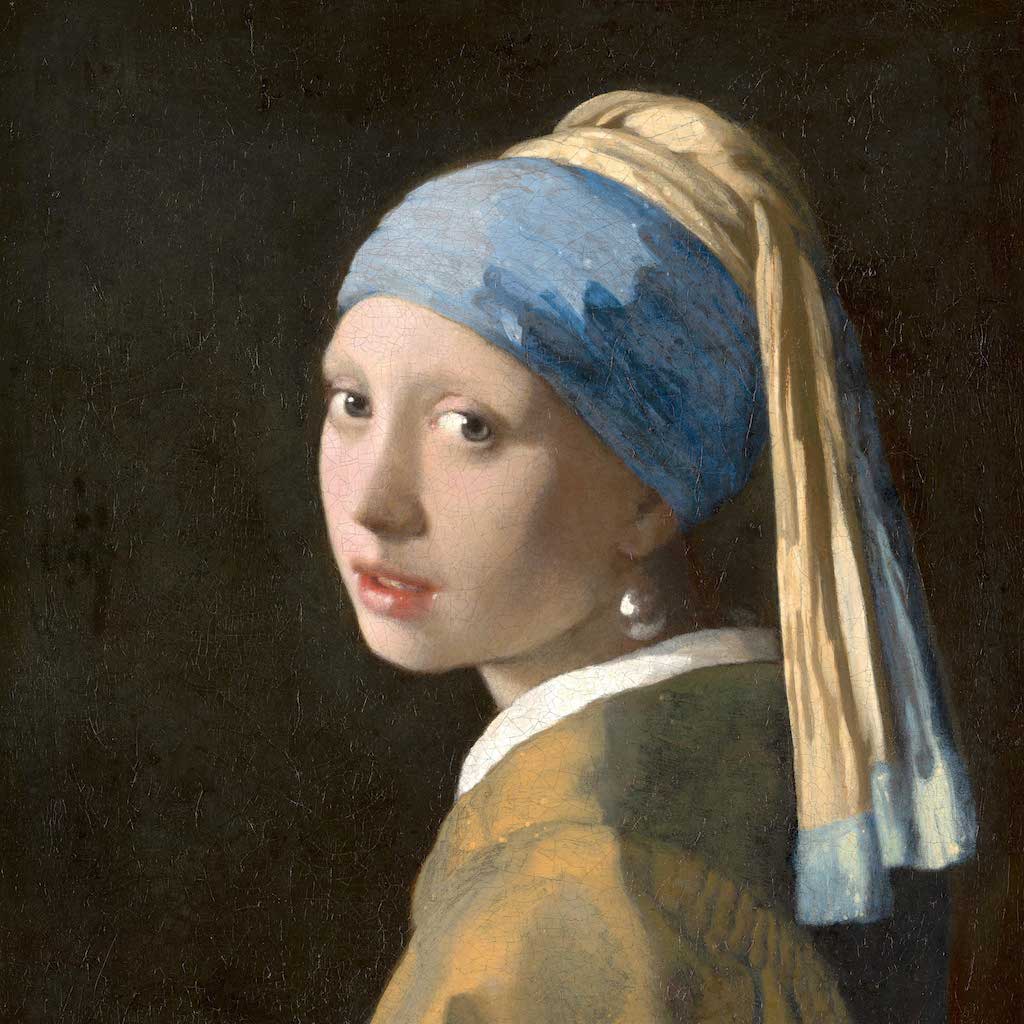 L'image originale du tableau "La Jeune Fille à la perle" de Johannes Vermeer // Source : OpenAI