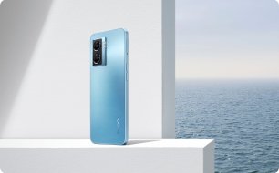 Oppo A57 5G bleu // Source : Oppo