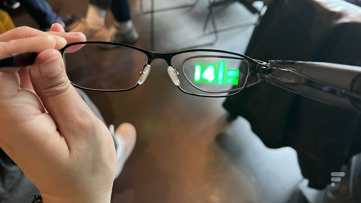 Oppo air glass ecran affichage