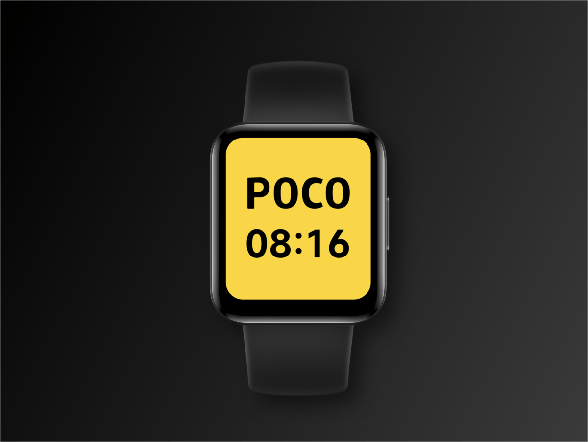 Poco Watch formalized: here is the brand's first connected watch