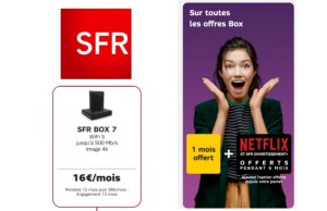 Offre box Fibre : SFR a la bonne idée d'offrir 6 mois d'accès à Netflix Offre box Fibre : SFR a la bonne idée d'offrir 6 mois d'accès à Netflix