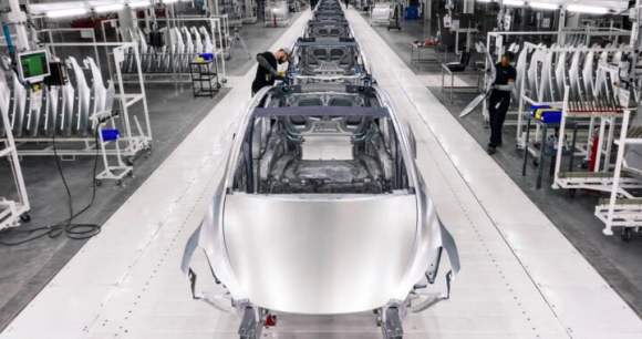 La Tesla Model Y fabriquée à la Gigafactory d'Austin au Texas // Source : Tesla