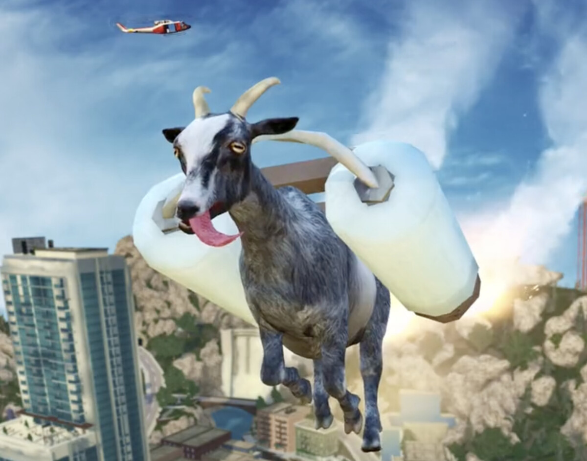 Goat Simulator+ s&rsquo;annonce sur Apple Arcade