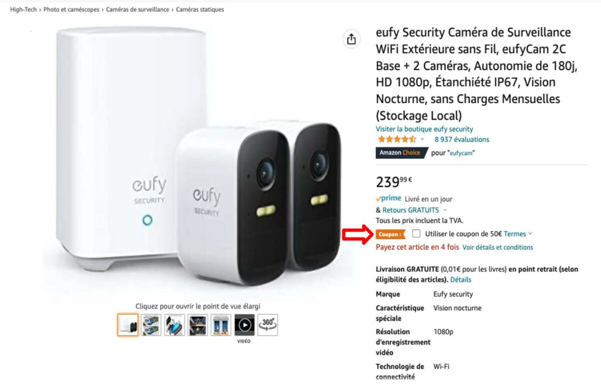 eufyCam 2C — Amazon remise