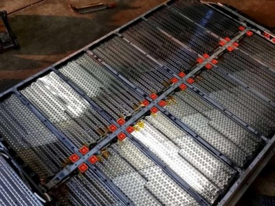 Le pack batterie d'une Tesla Model S