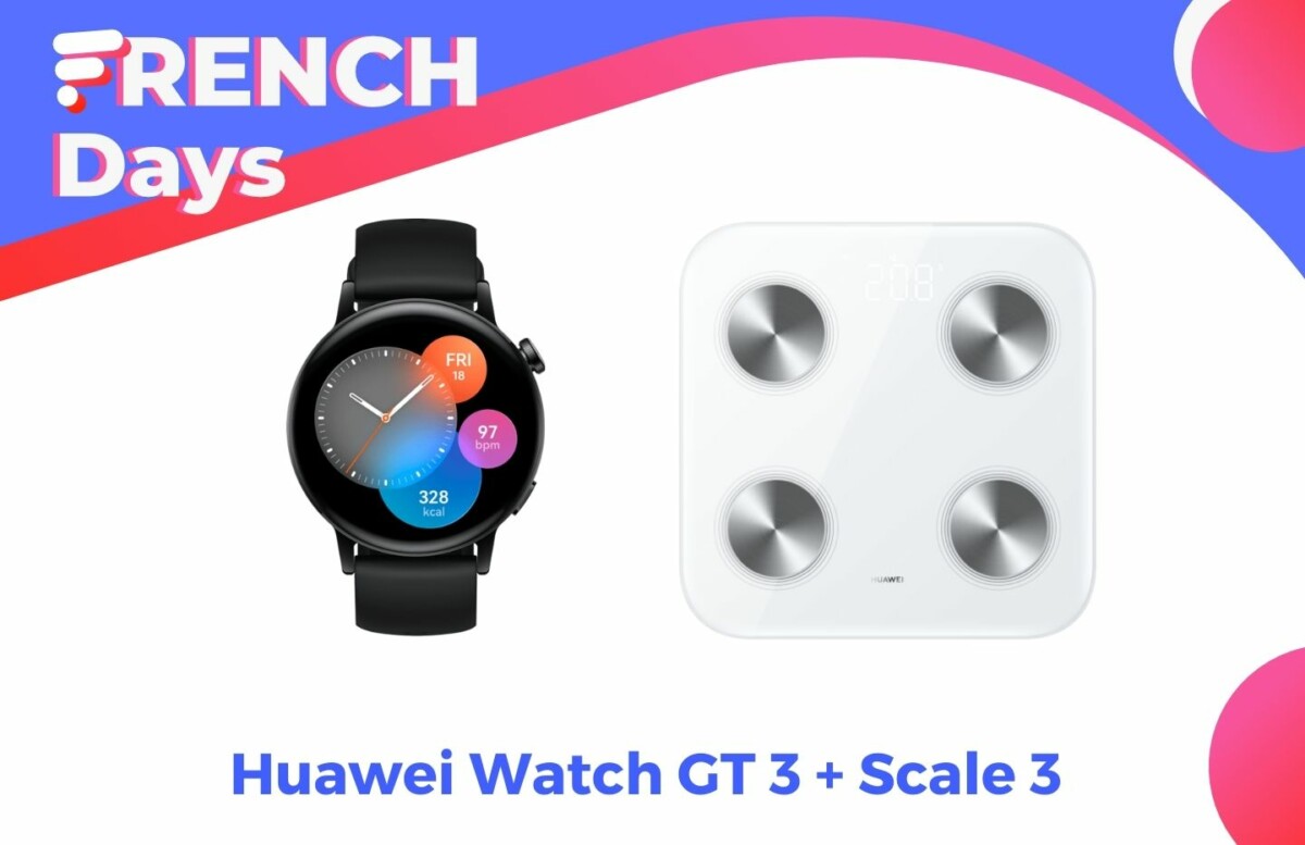 La Huawei Watch GT 3 est à bon prix pendant les French Days, avec un solde connecté proposé