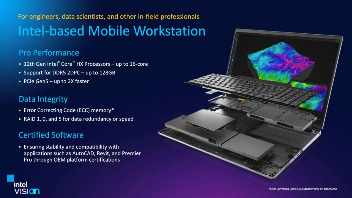 Intel HX Mobile Workstation